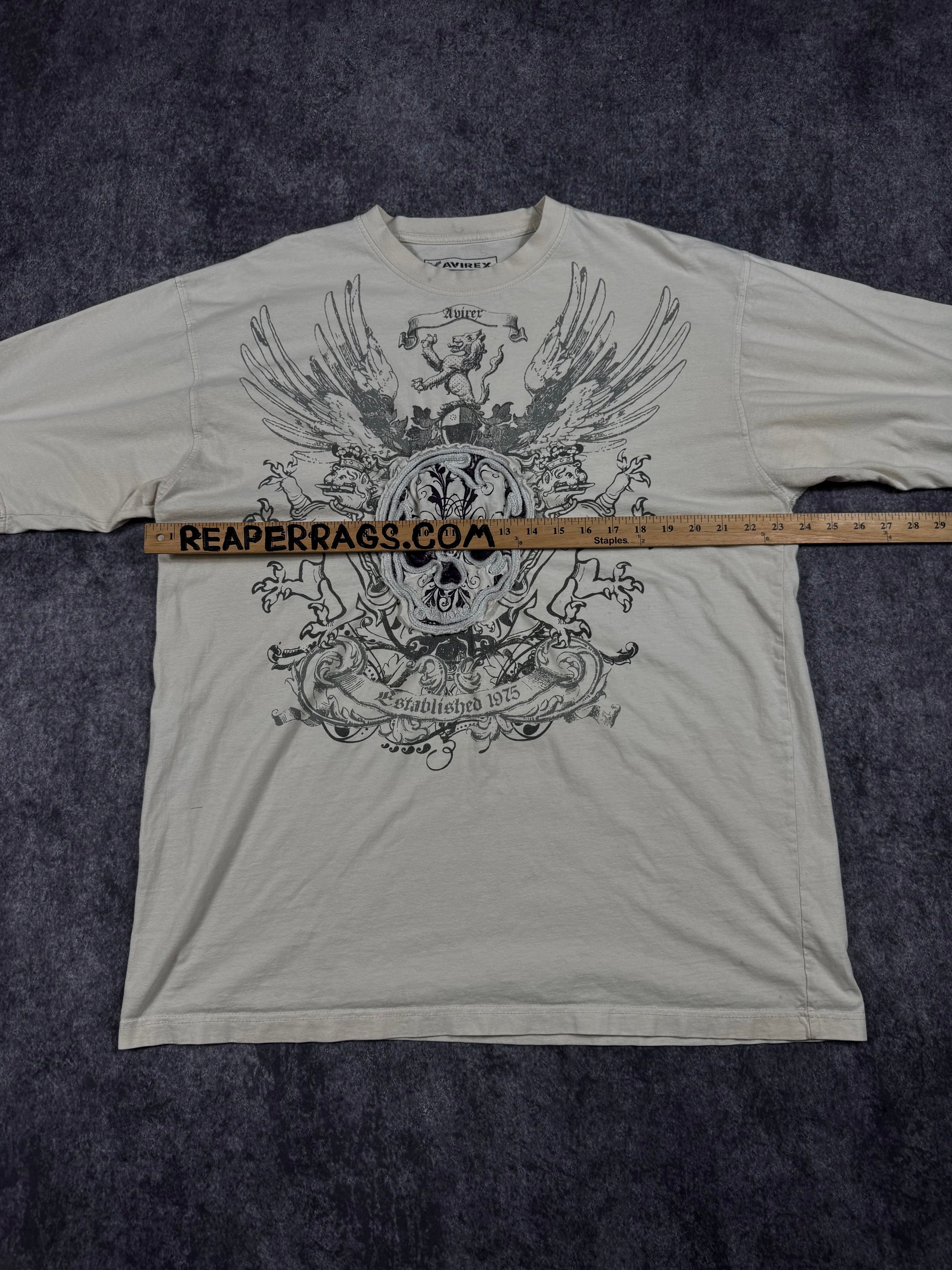 (rare) 2000s avirex shirt (XL)