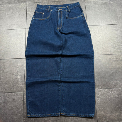 Y2K JNCO Style BD County Baggy Wide Leg Jeans (34x31)