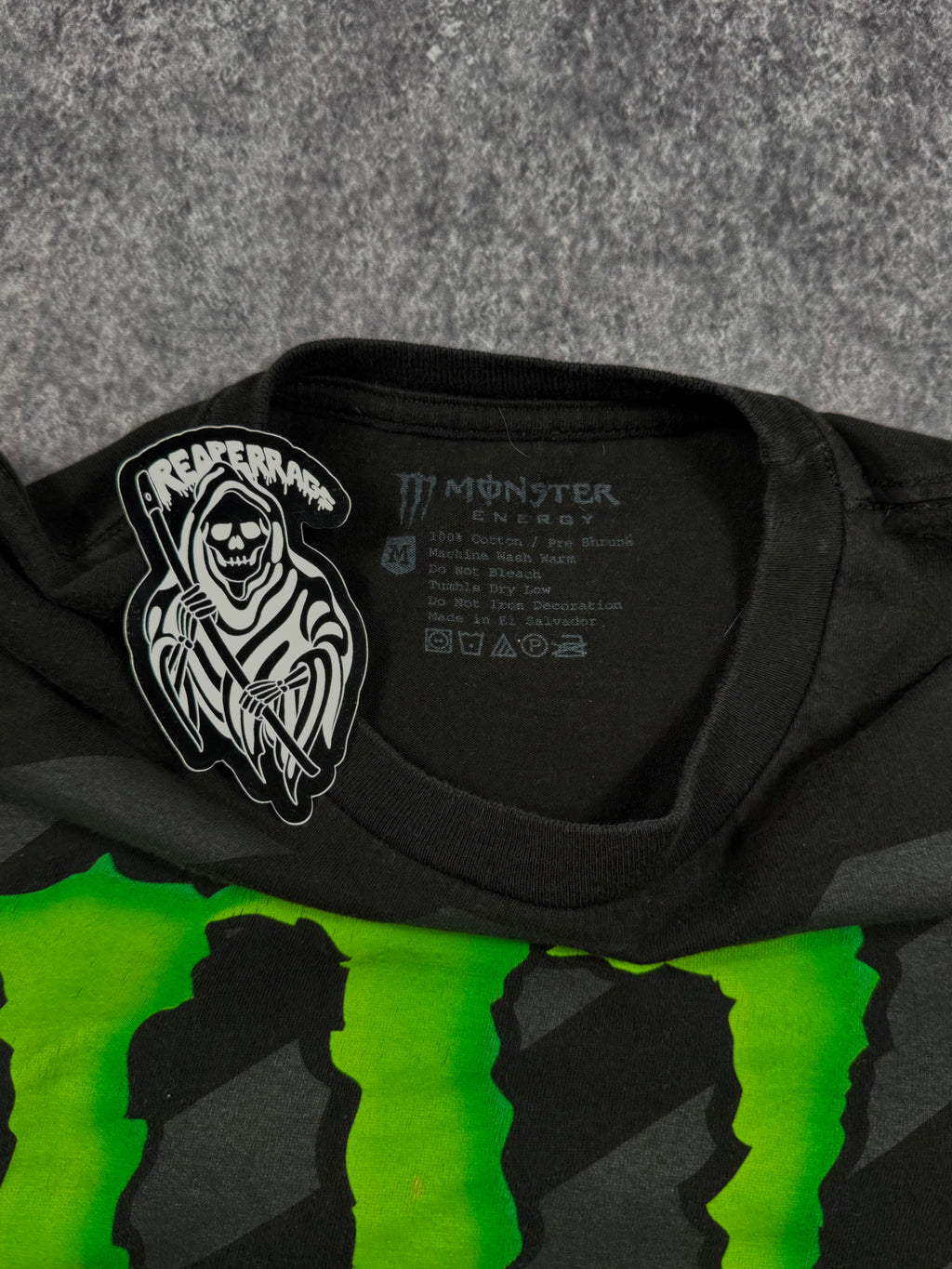 (rare) 2000s monster energy shirt (M)