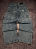 (RARE) 2000s EMBROIDERED SOUTHPOLE JEANS (36x32)