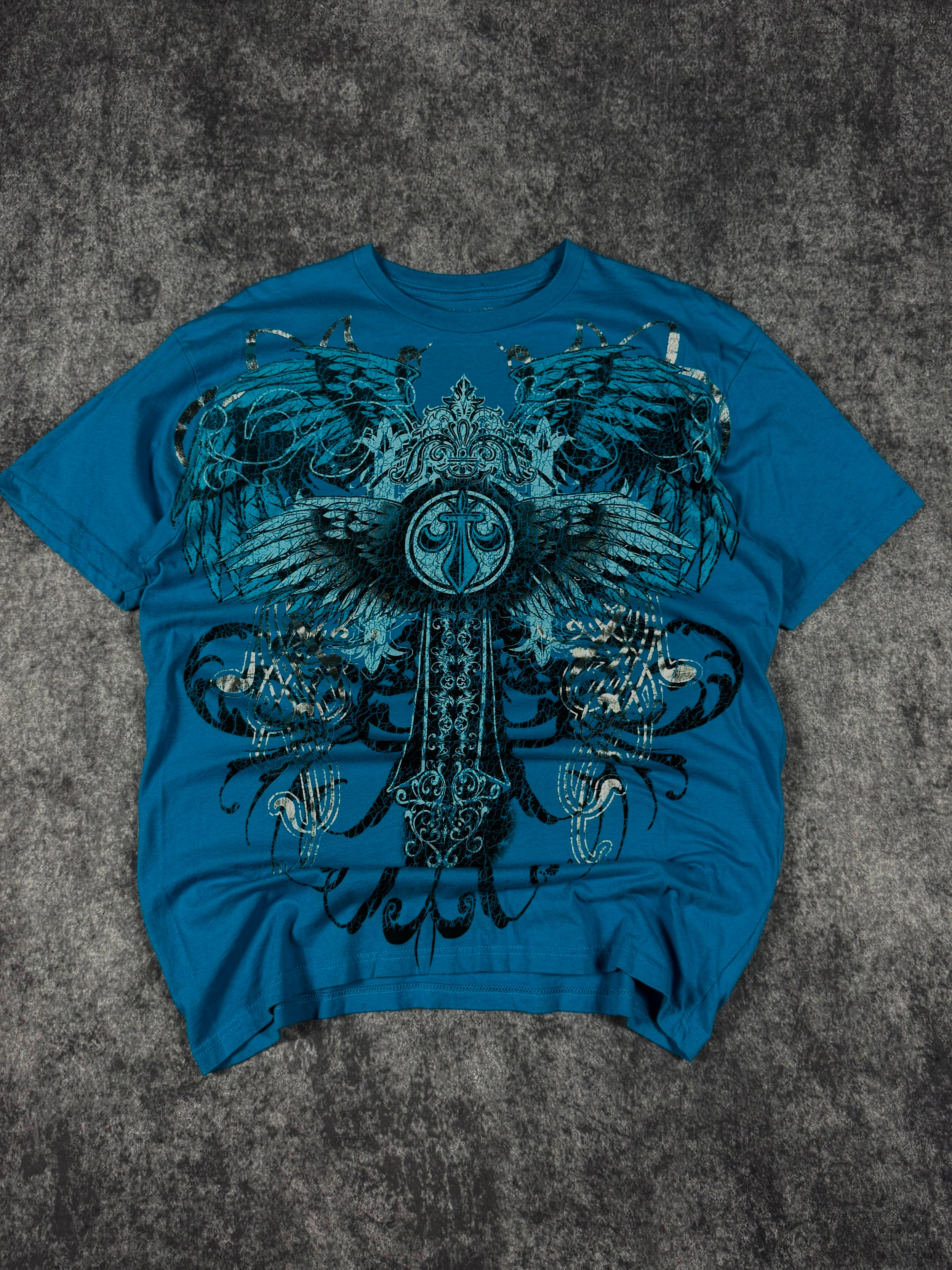 (rare) 2000s apotasy chrome shirt (L)