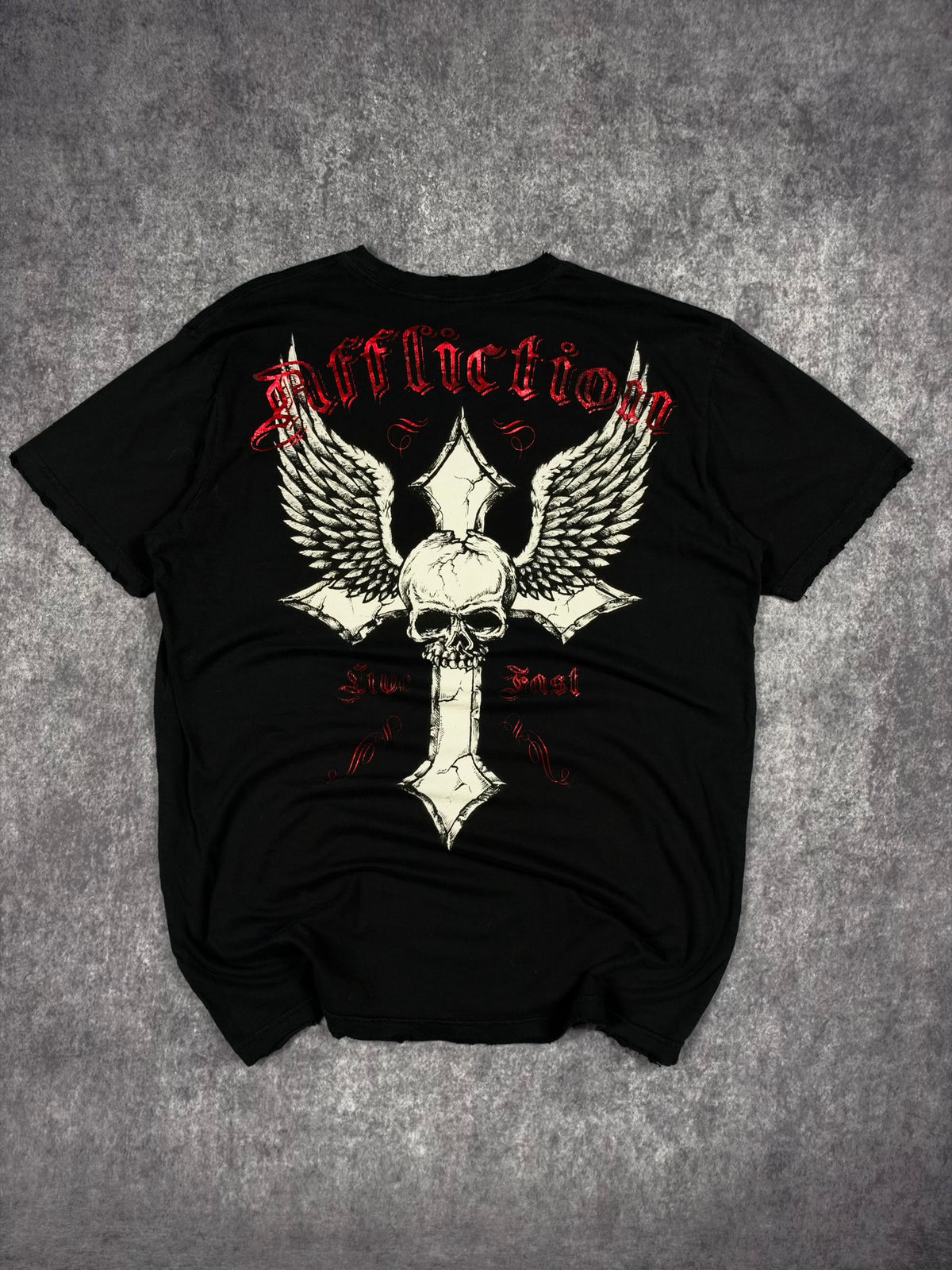 (GRAIL) 2000s CHROME AFFLICTION SHIRT (L)