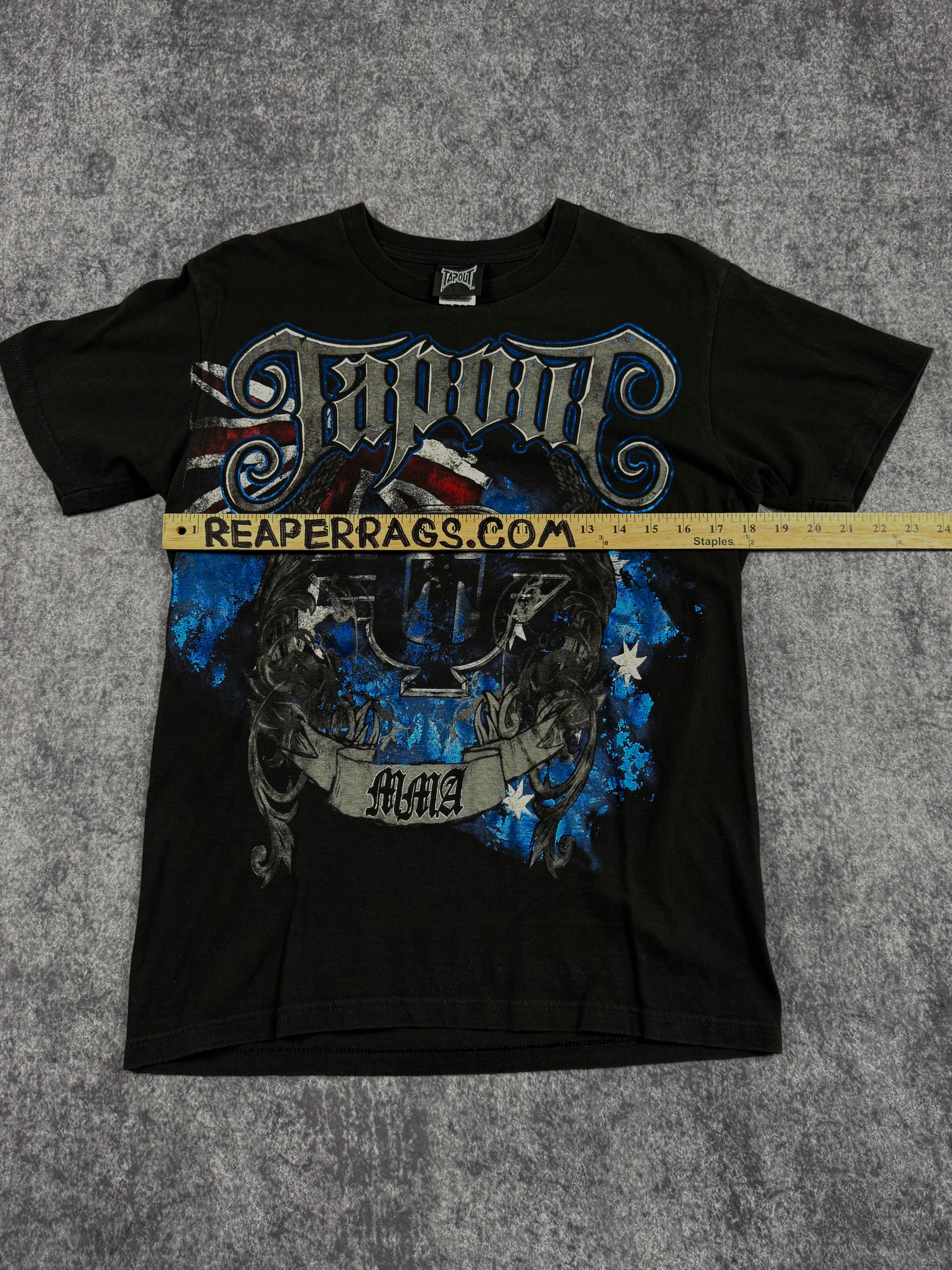 (rare) 2000s tapout chrome shirt (S)