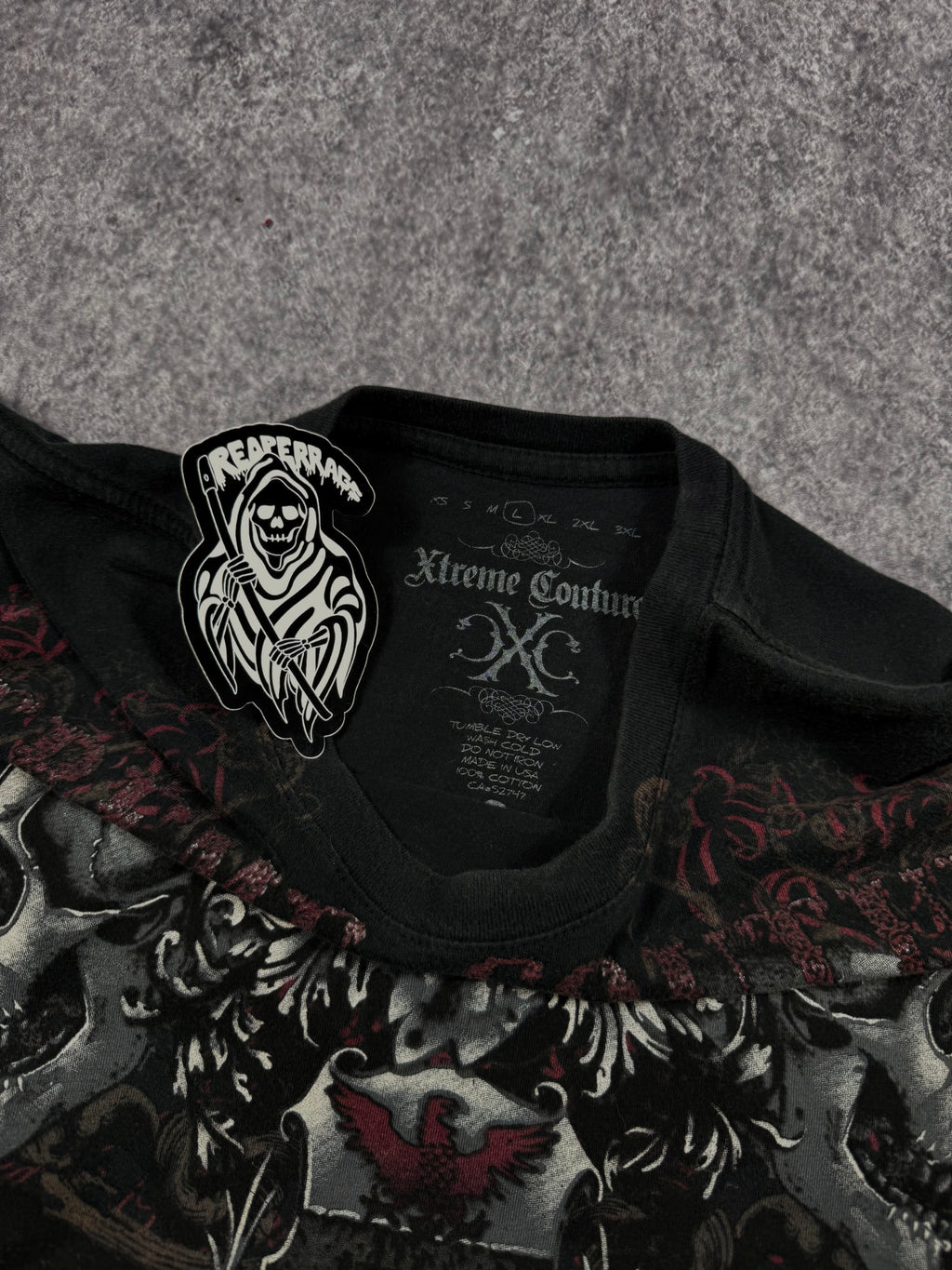 (rare) 2000s xtreme couture shirt (L)
