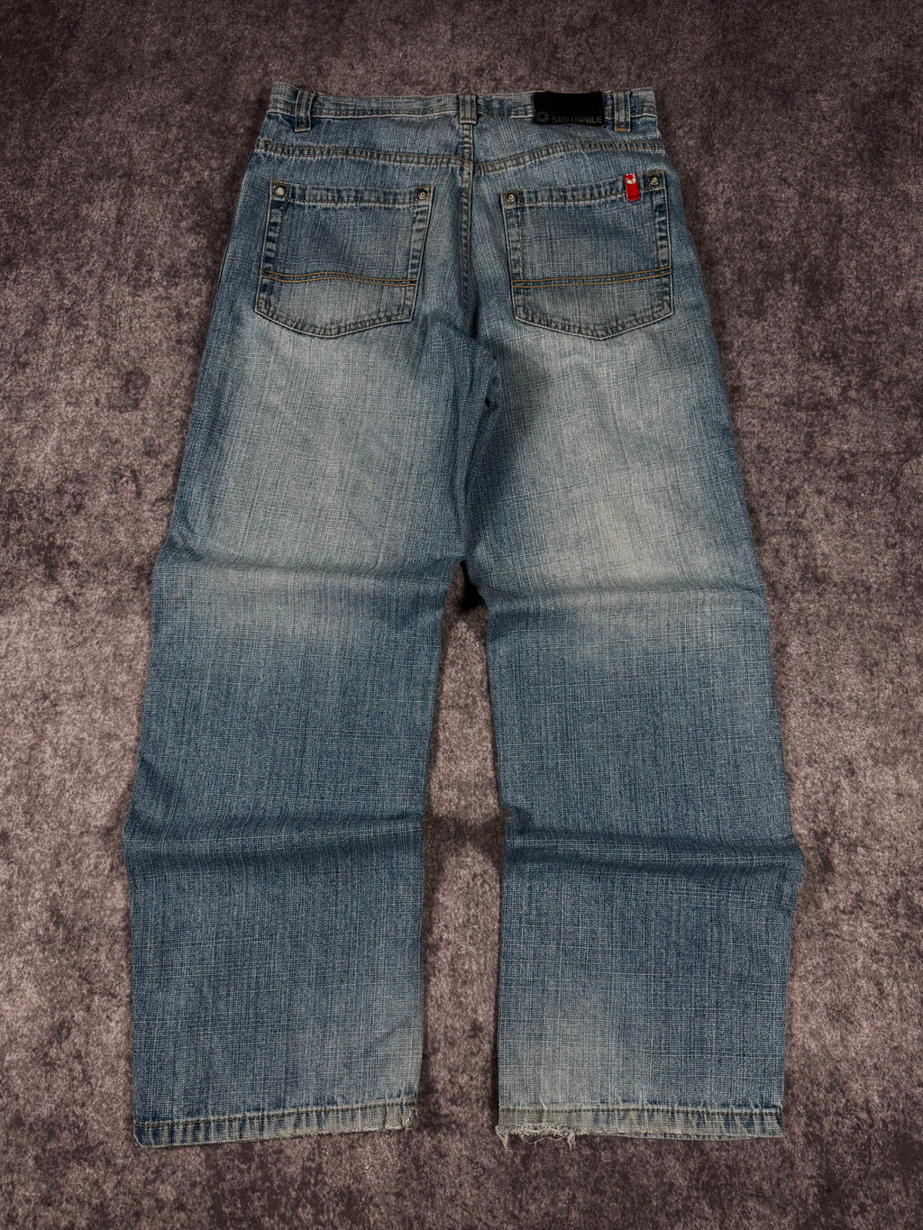 (rare) 2000s southpole red tab jeans (32x30)