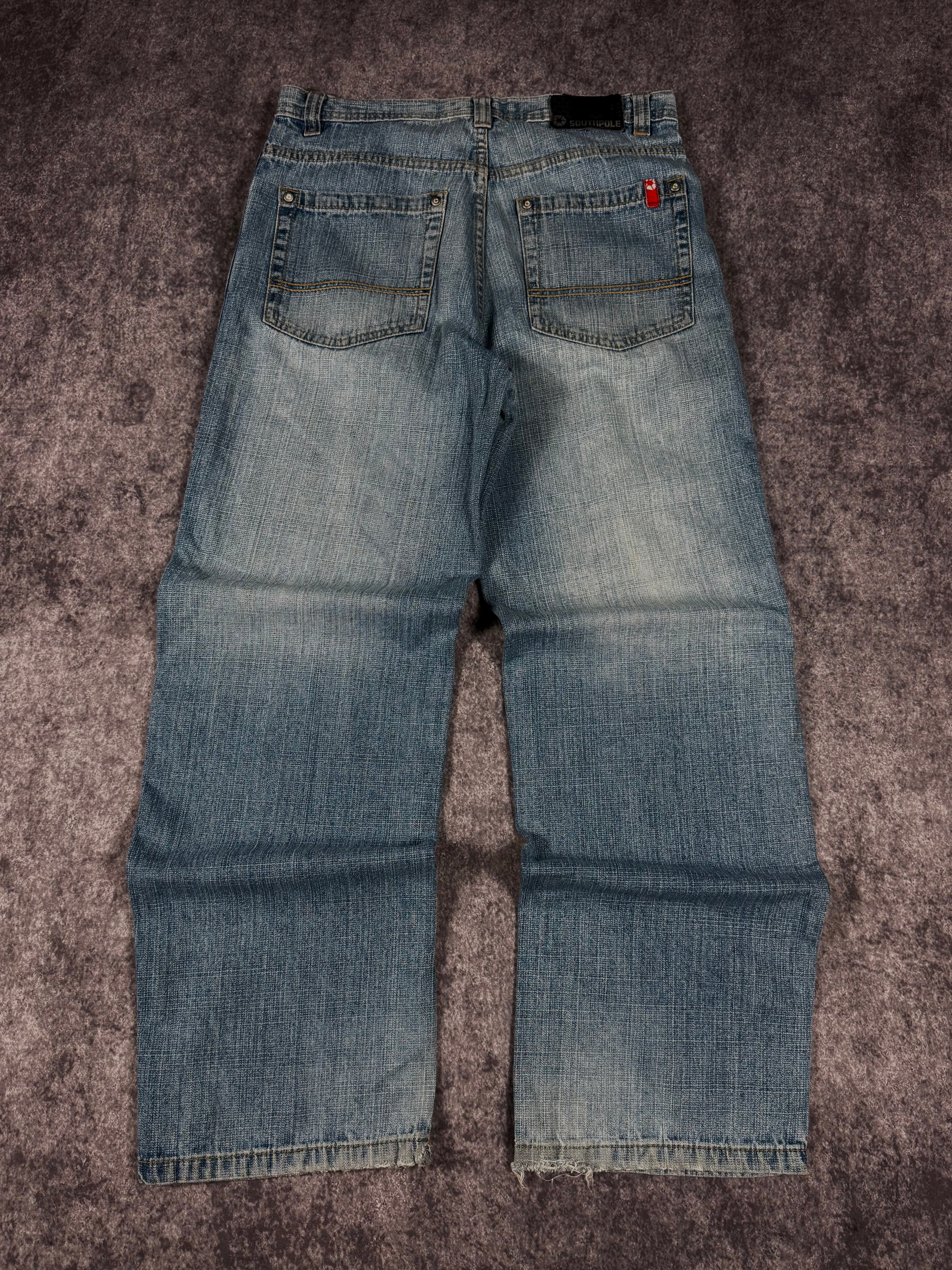 (rare) 2000s southpole red tab jeans (32x30)