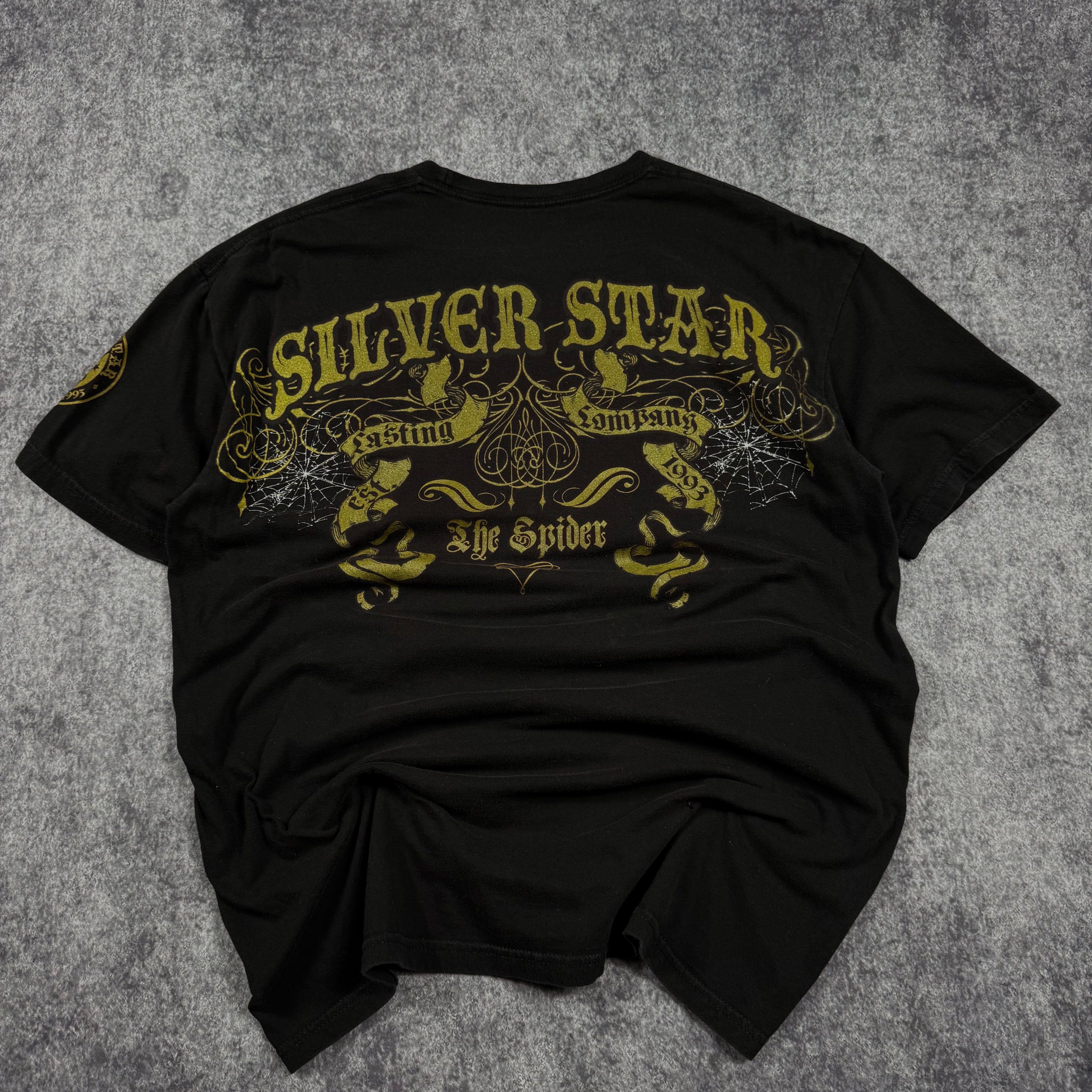 (rare) 2000s silver star shirt (L)