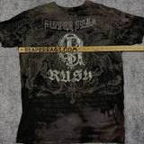 (rare) 2000s silver star x rush chrome shirt (L)