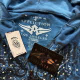 (rare) Deadstock 2000s Afflictiok Hoodie (XL)