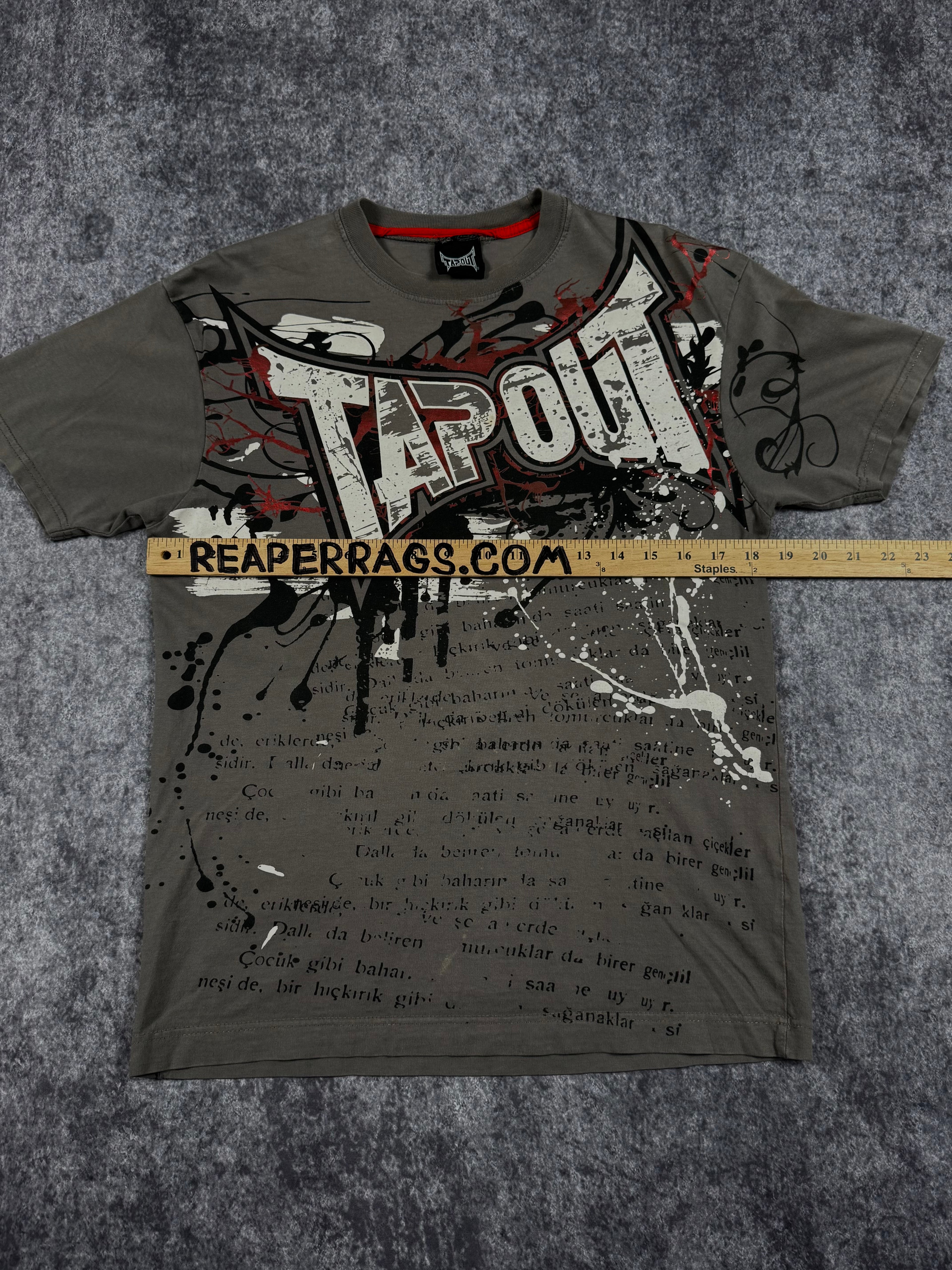 (rare) 2000s tapout chrome shirt (S)