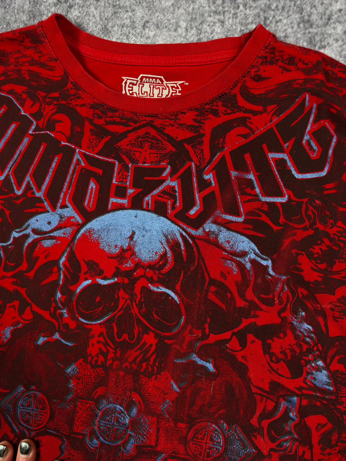 (GRAIL) 2000s CHROME MMA ELITE SHIRT (L)