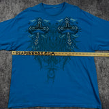 (rare) 2000s cross shirt (XL)