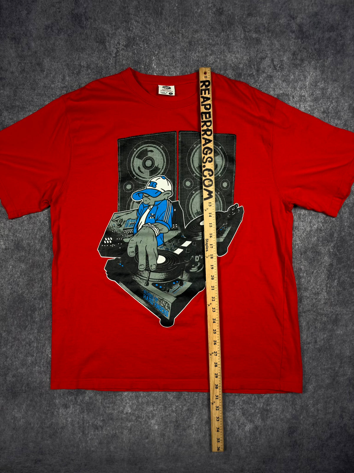 (GRAIL) 2000s SCHOOL OF HARD KNOCKS SHIRT (XL)