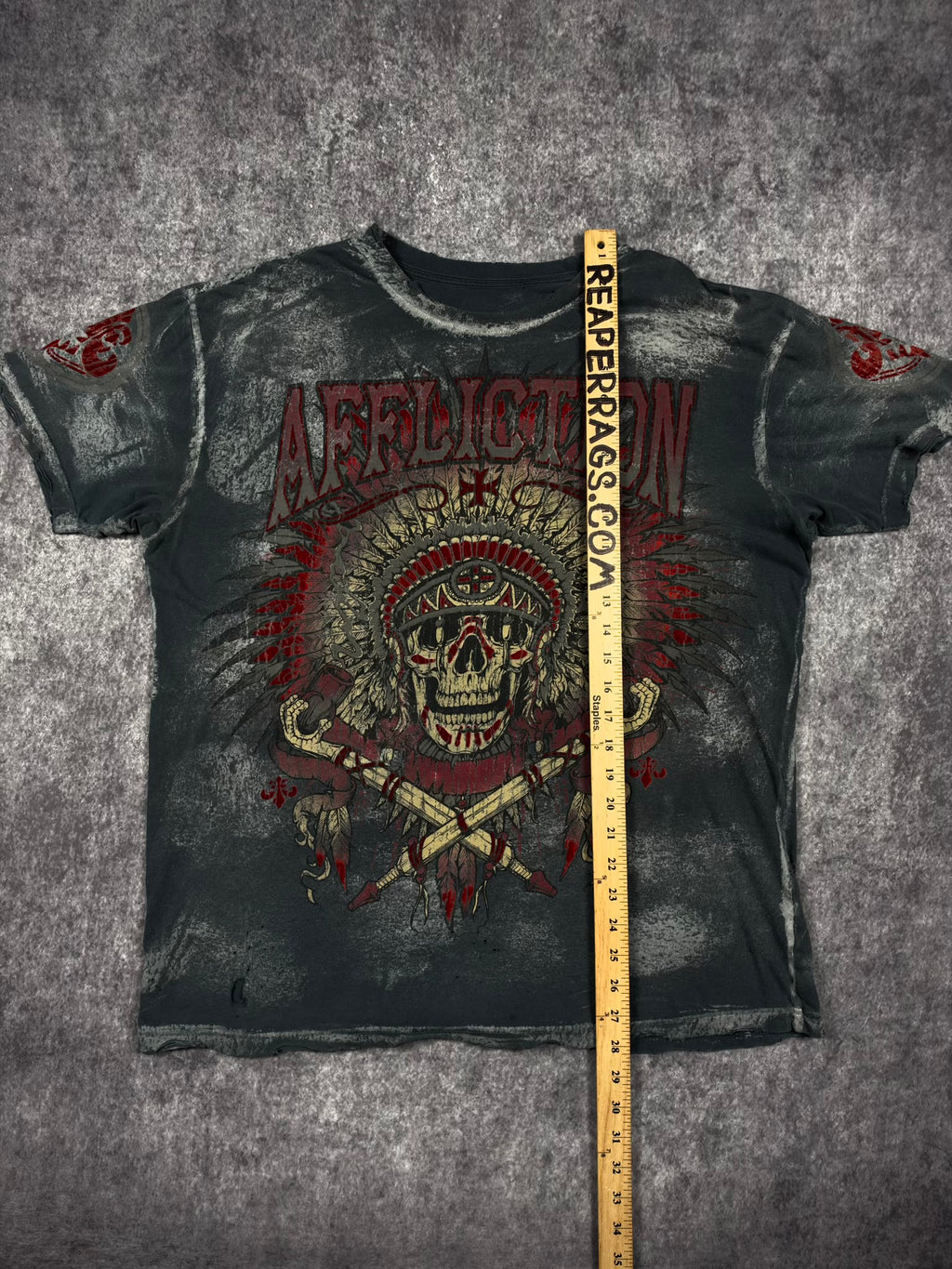2000s AFFLICTION SHIRT (XL)