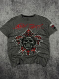(rare) 2000s rebel spirit studded shirt (L)