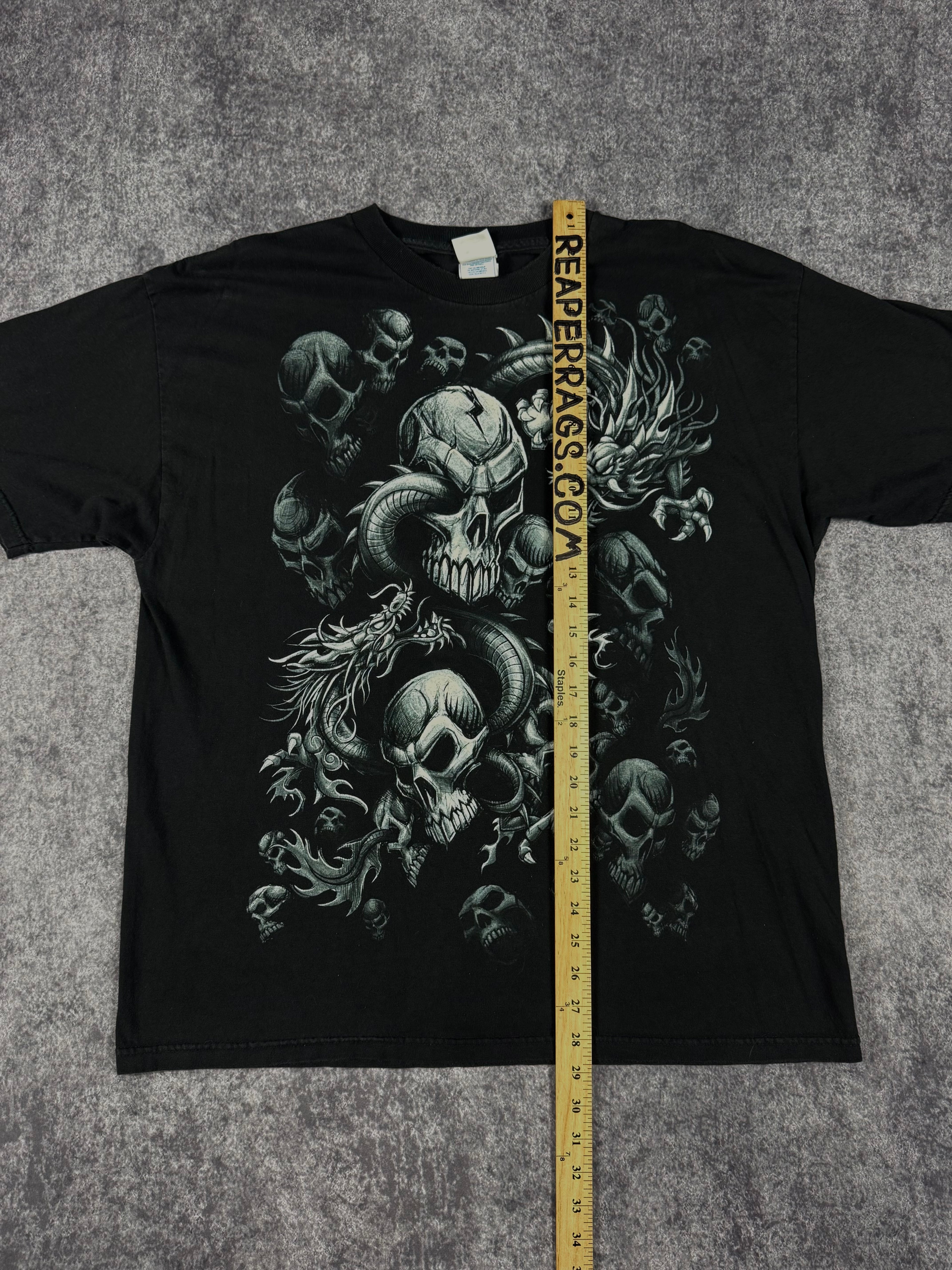 2000s skull shirt (XL)