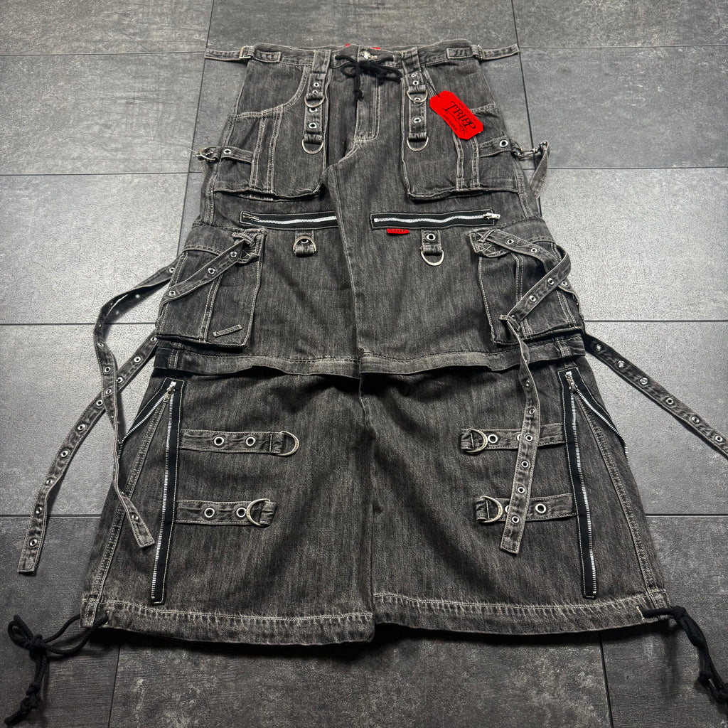 NWT 2000s Tripp NYC X-Strap Zip-Off Pant