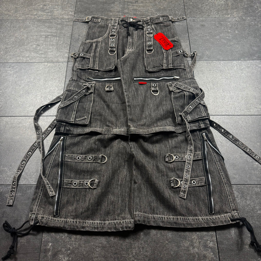 NWT 2000s Tripp NYC X-Strap Zip-Off Pant