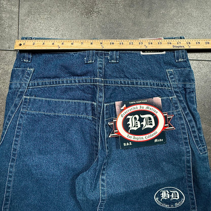 Y2K JNCO Style BD County Baggy Wide Leg Jeans (36x32)