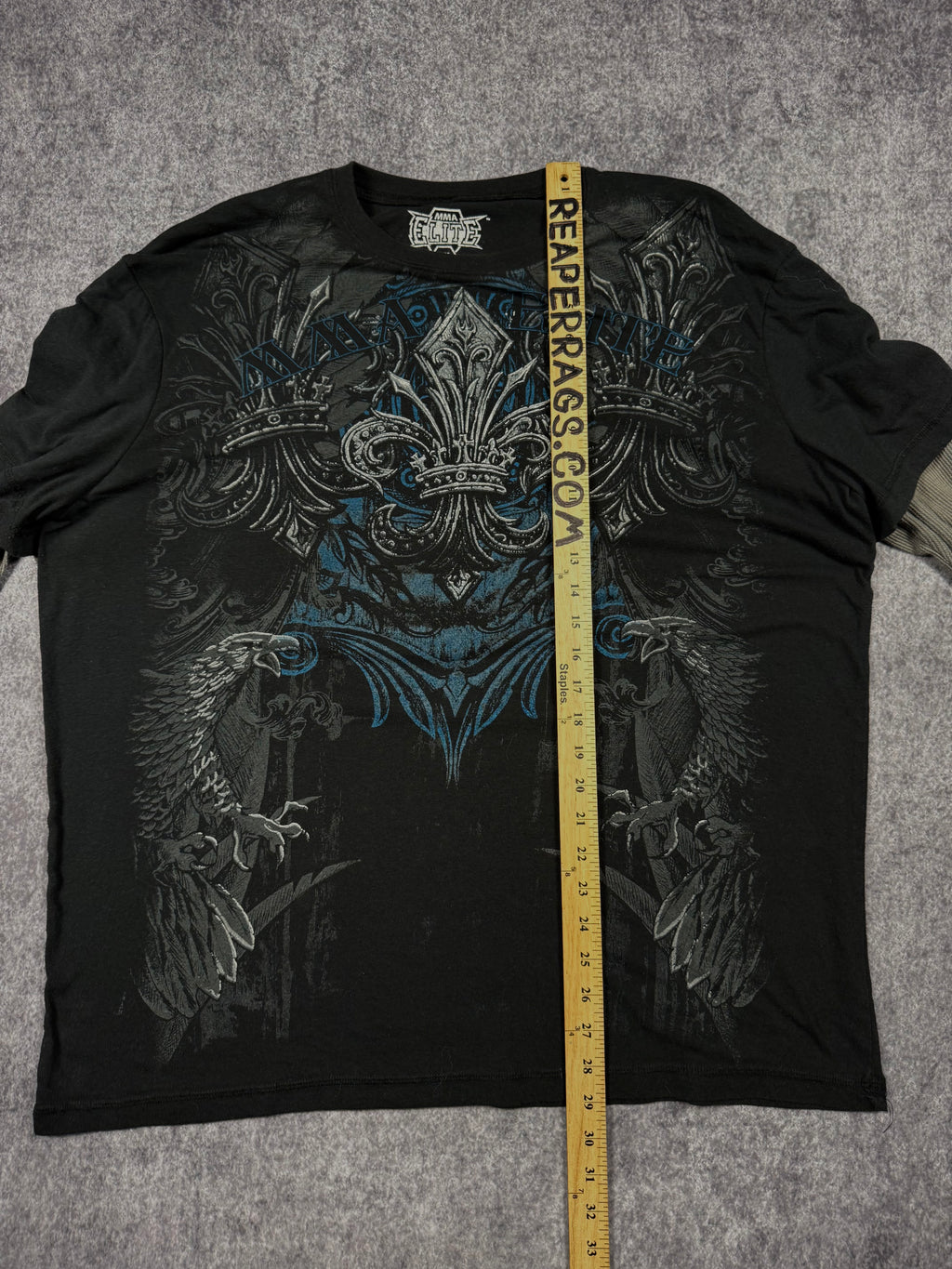 (rare) 2000s mma elite layered shirt (XXL)