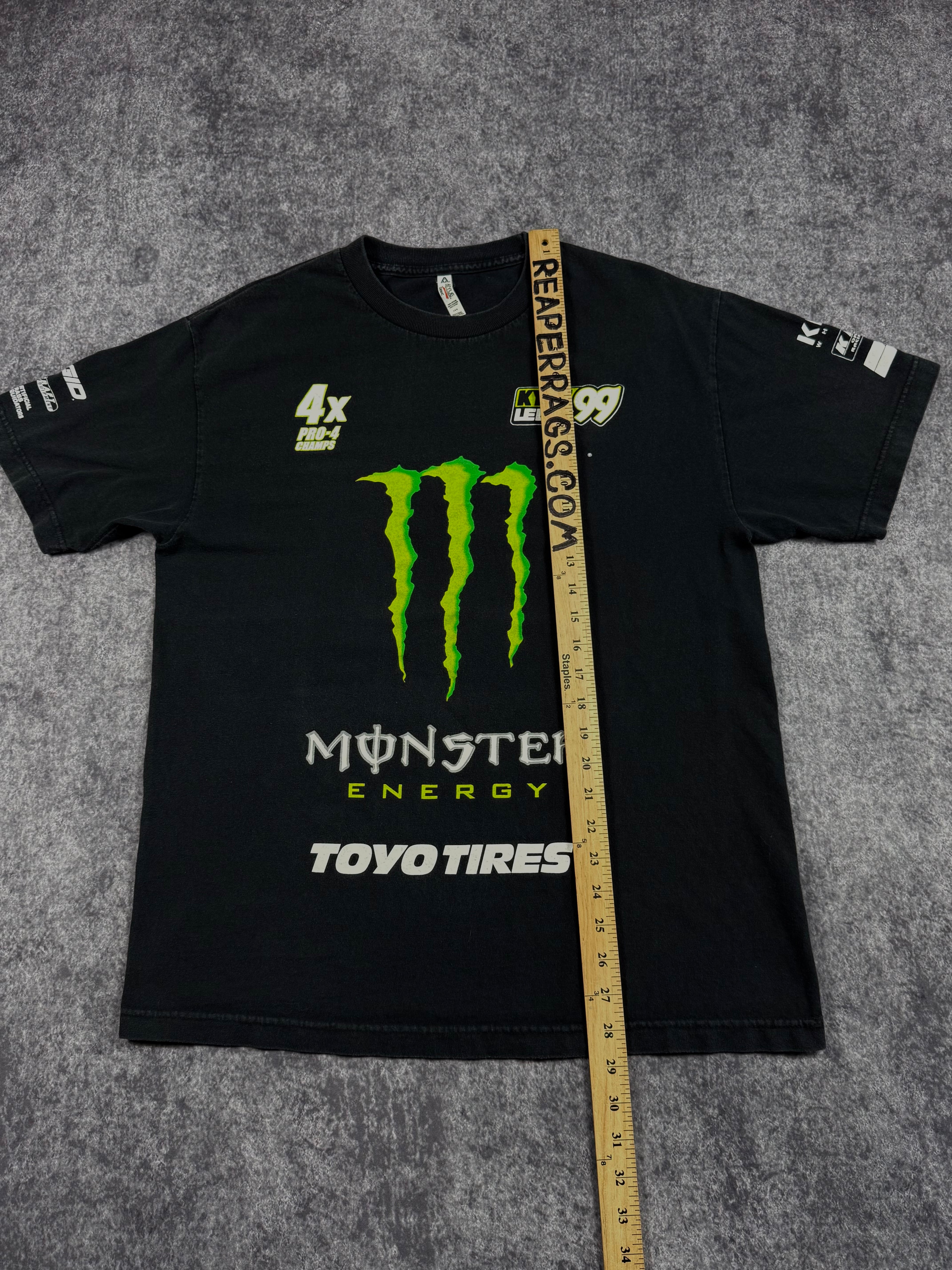 (rare) 2000s monster energy shirt (L)