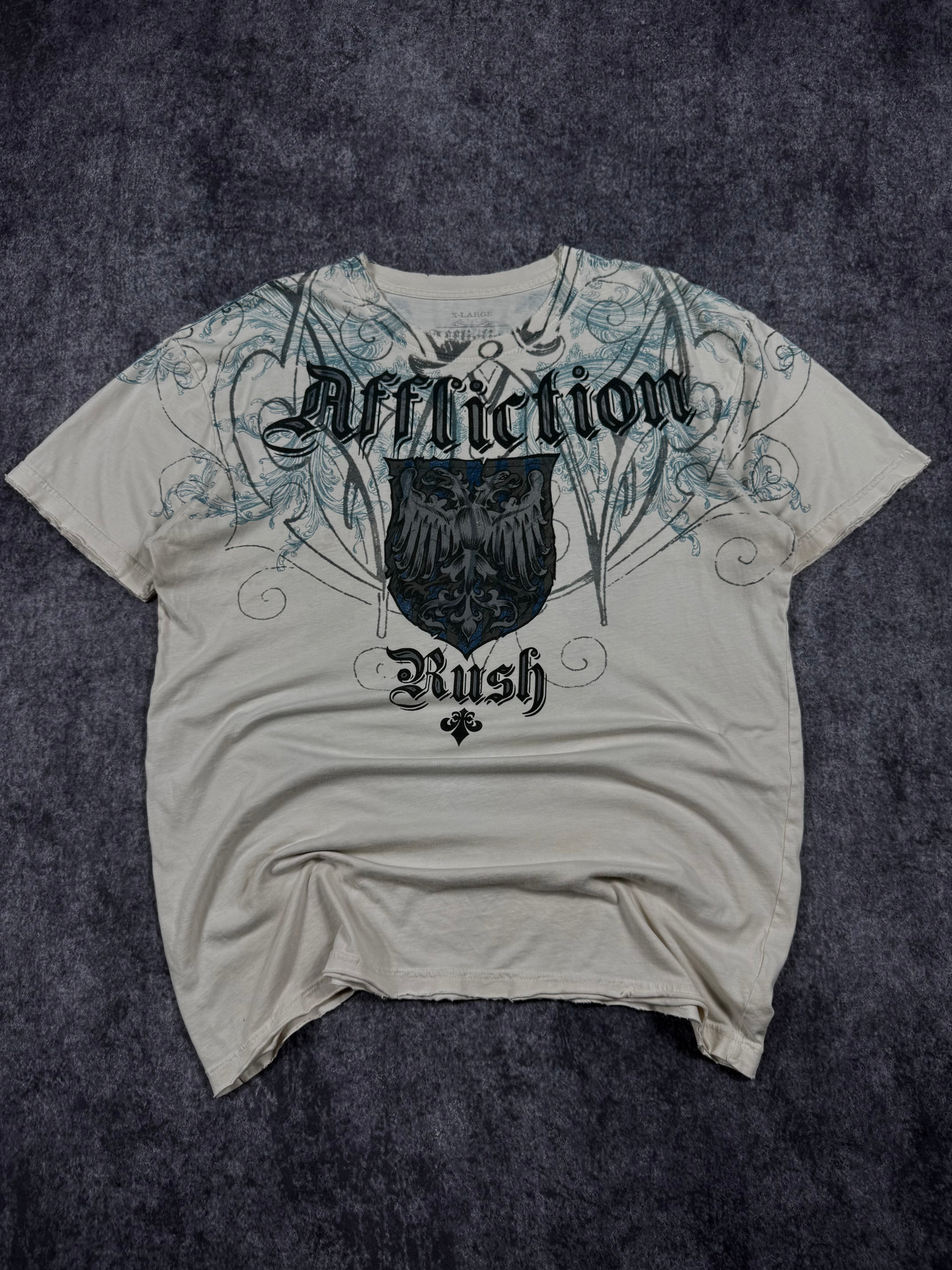 (rare) 2000s affliction x rush shirt (L)