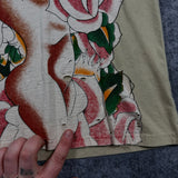 (rare) 2000s distressed ed hardy shirt (M)