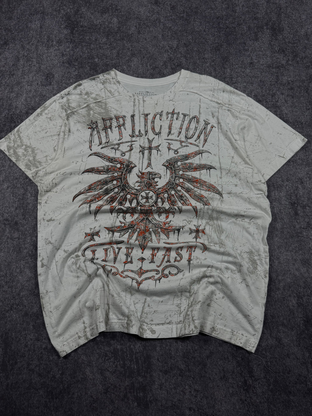 (rare) 2000s affliction shirt (XL)