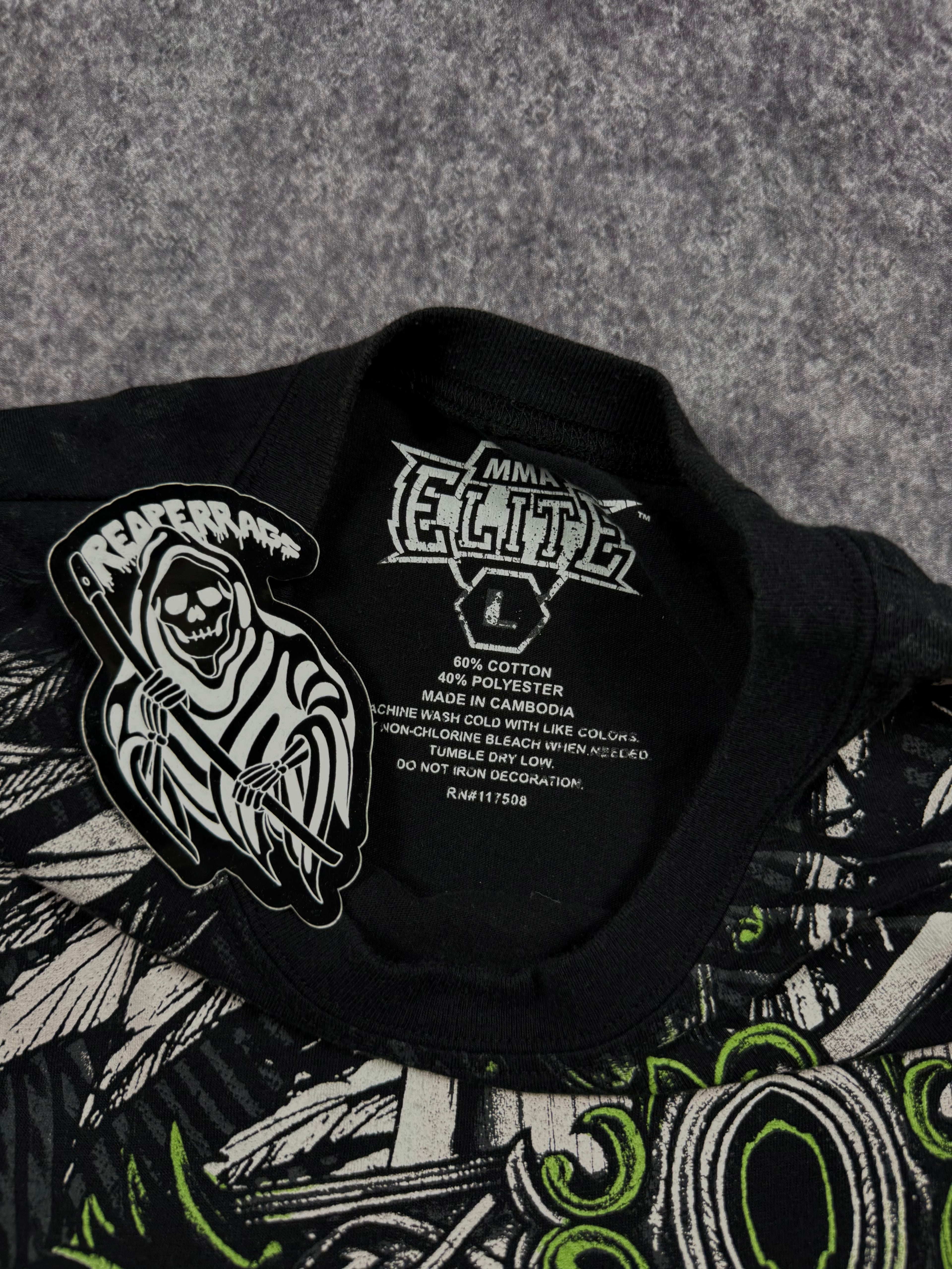 (rare) 2000s mma elite shirt (M)