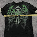 (rare) 2000s mma elite layered shirt (L)