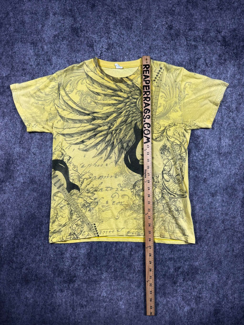 2000S WINGED GUITAR SHIRT (M)