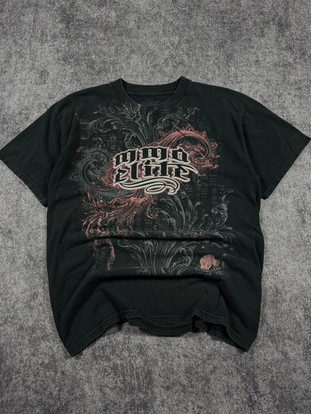 (rare) 2000s mma elite shirt (L)