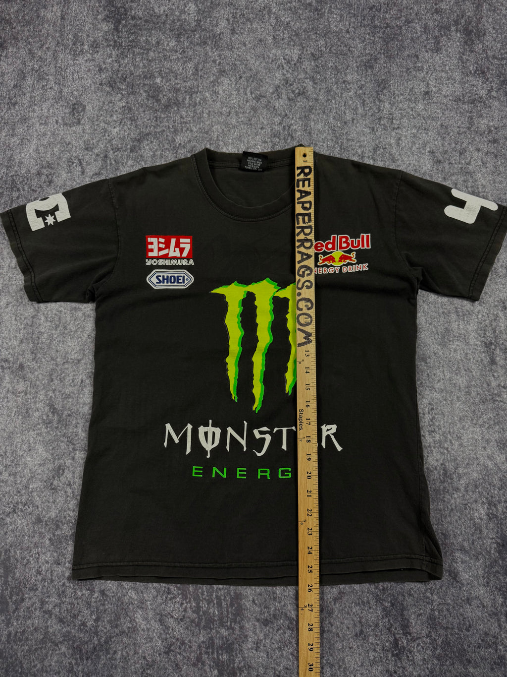 (rare) 2000s ken block x monster energy shirt (M)