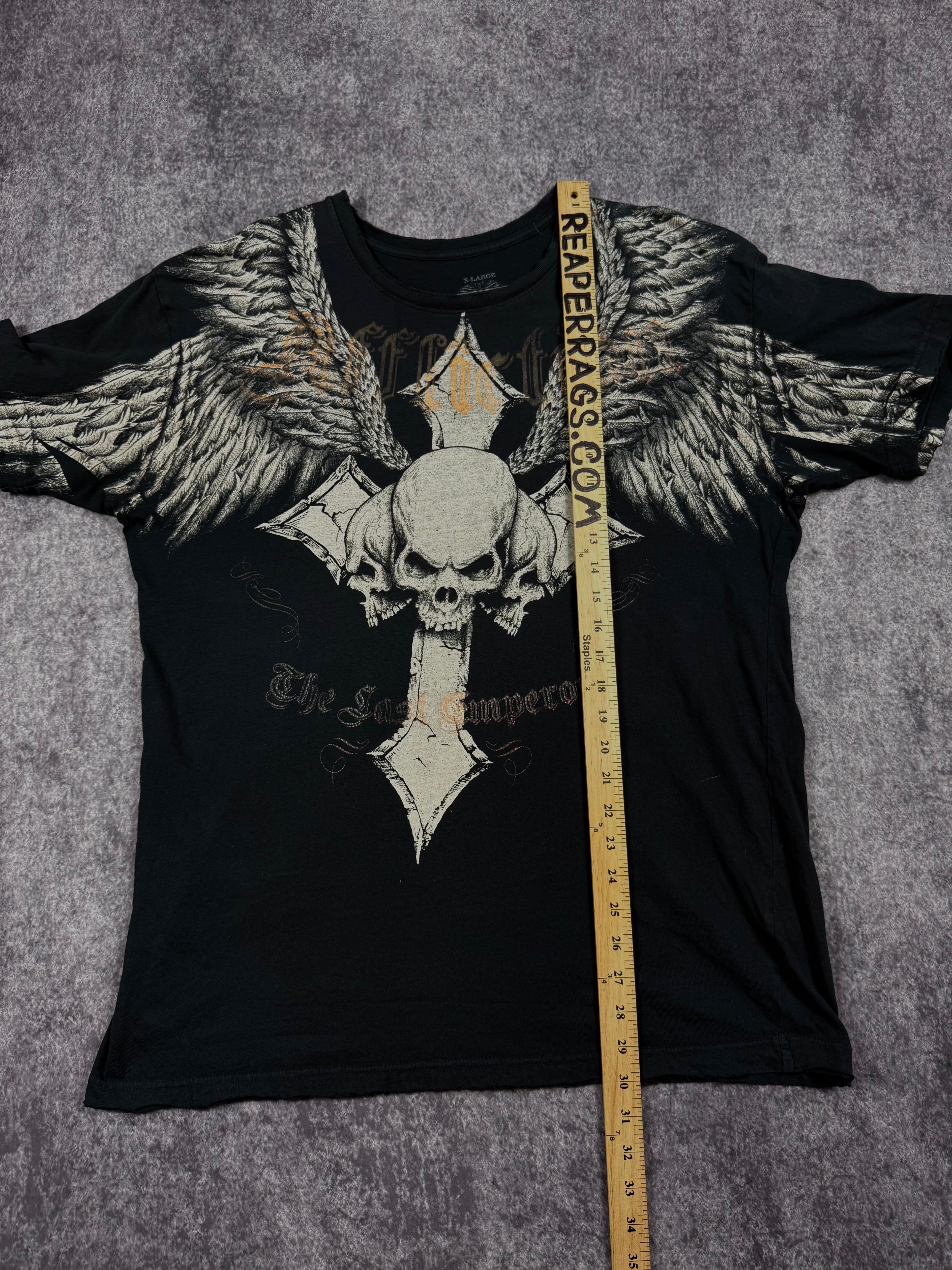 (rare) 2000s affliction x fedor shirt (XL)