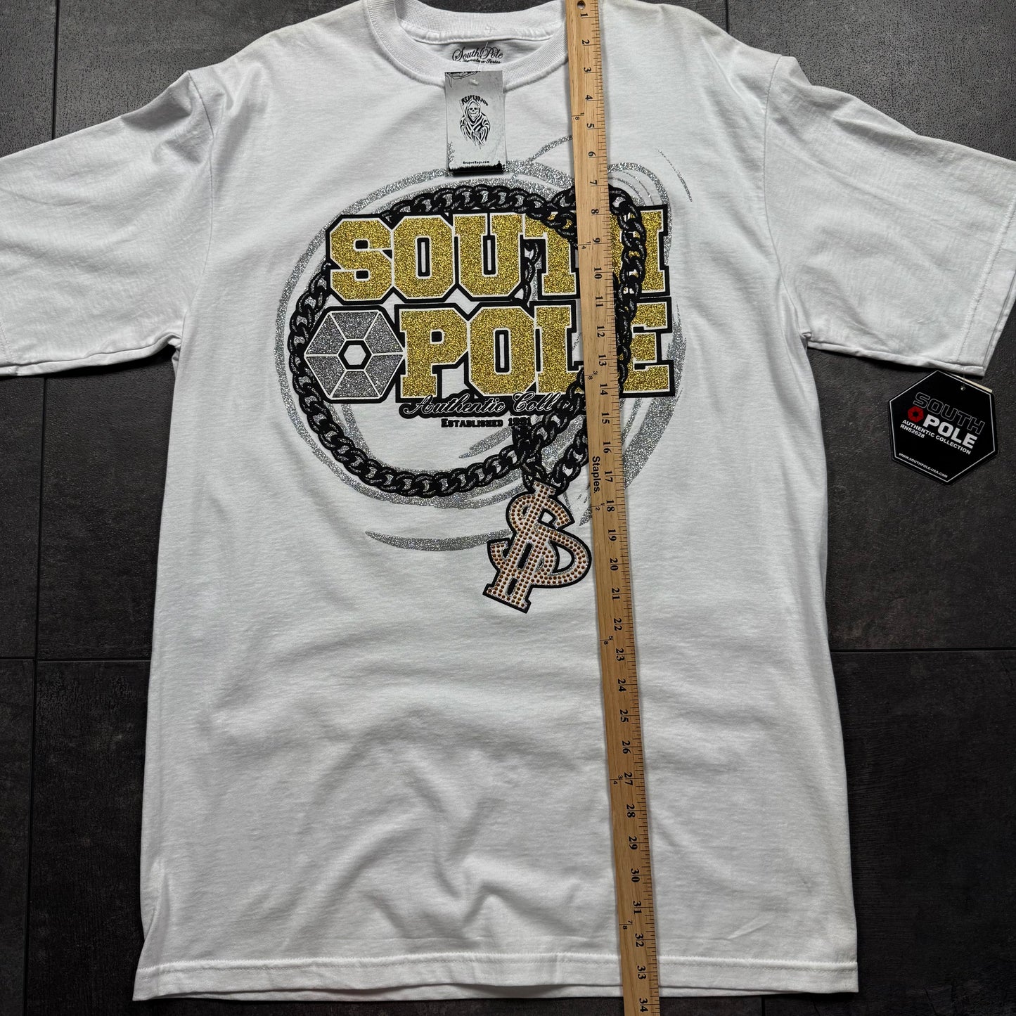 Y2K Deadstock Hip Hop Style Southpole Tshirt (L)