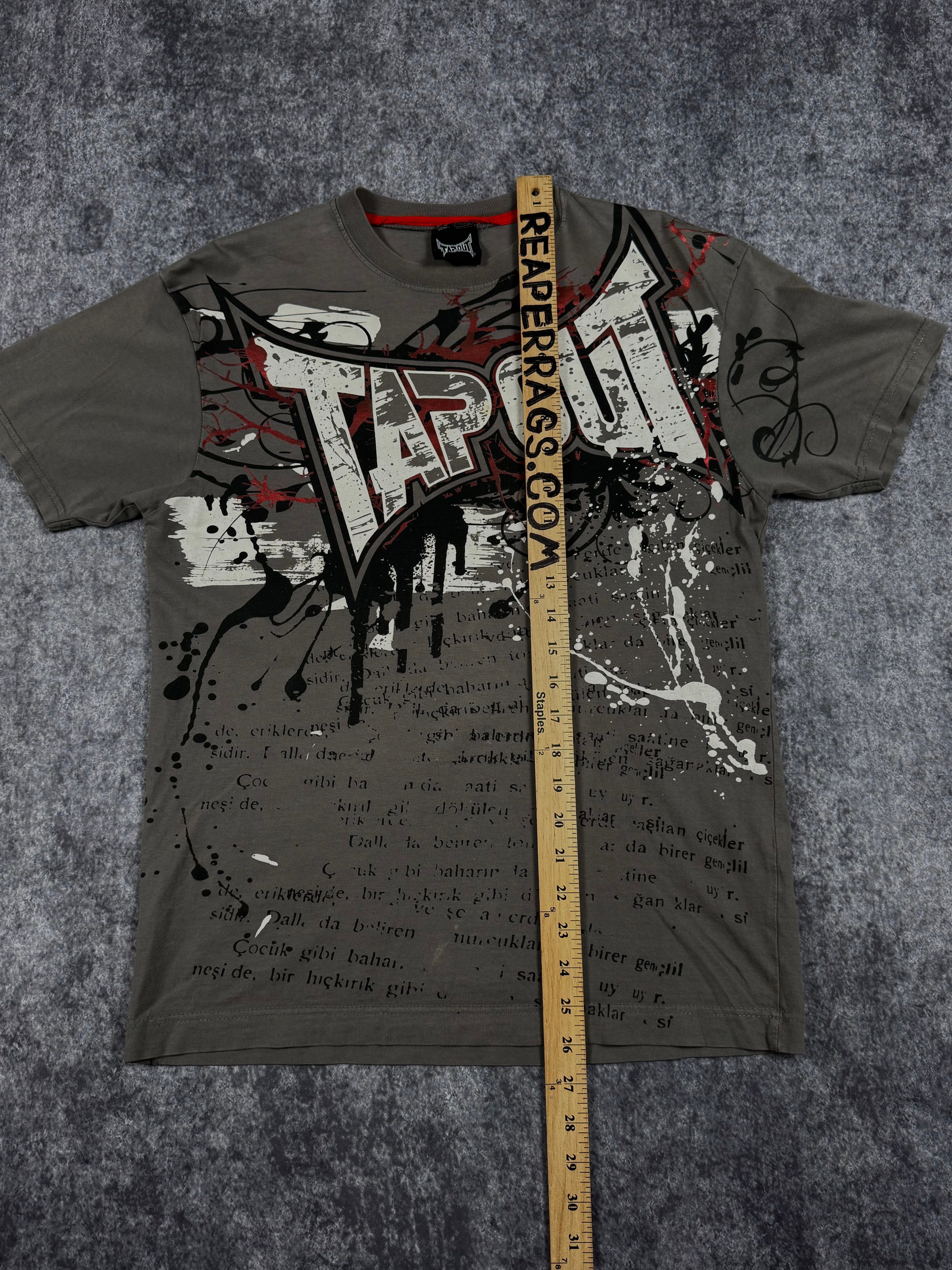 (rare) 2000s tapout chrome shirt (S)