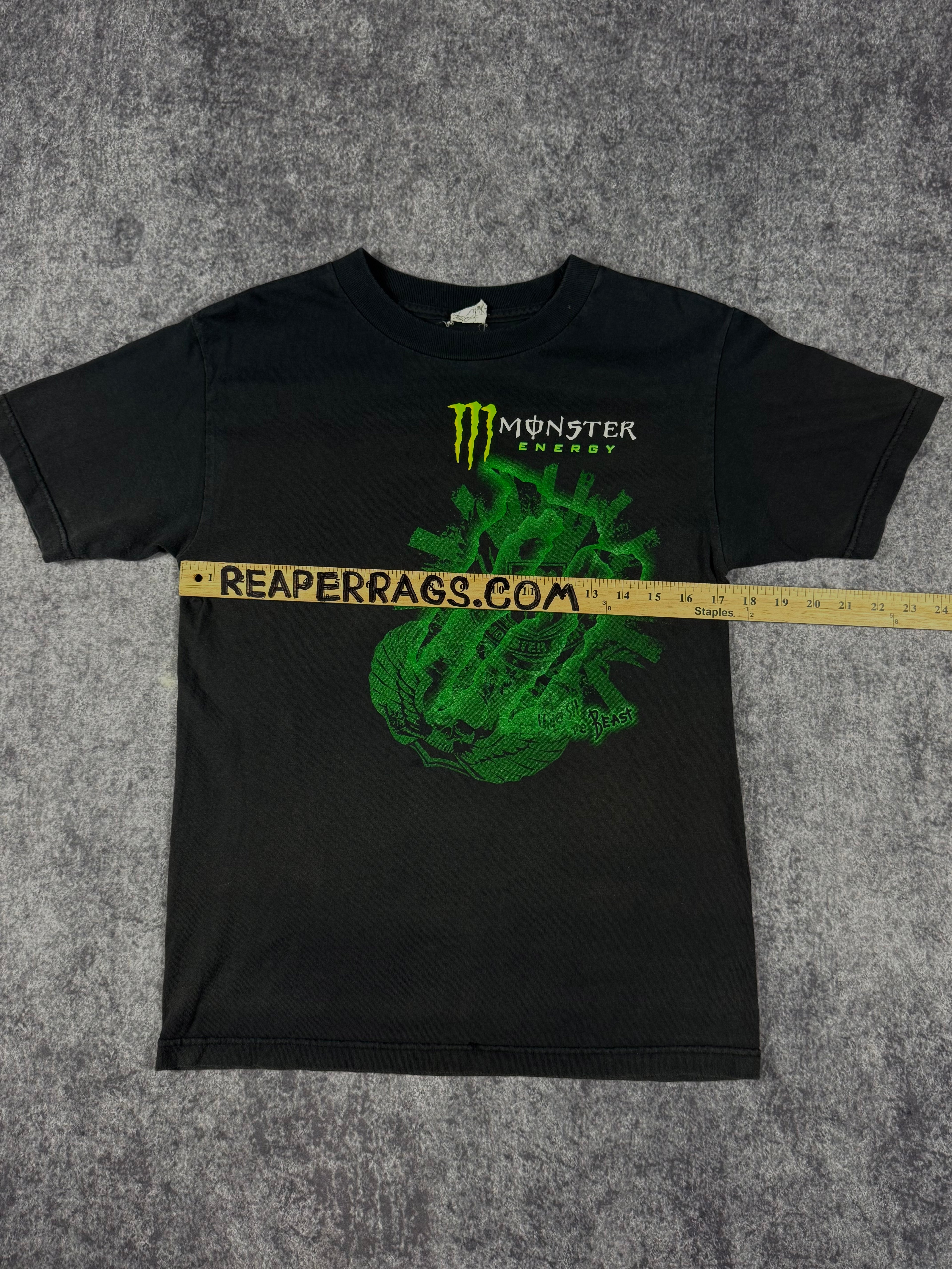 (rare) 2000s monster energy shirt (XS)