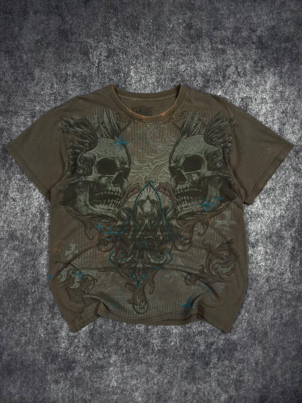 (RARE) 2000s MMA ELITE SHIRT (L)