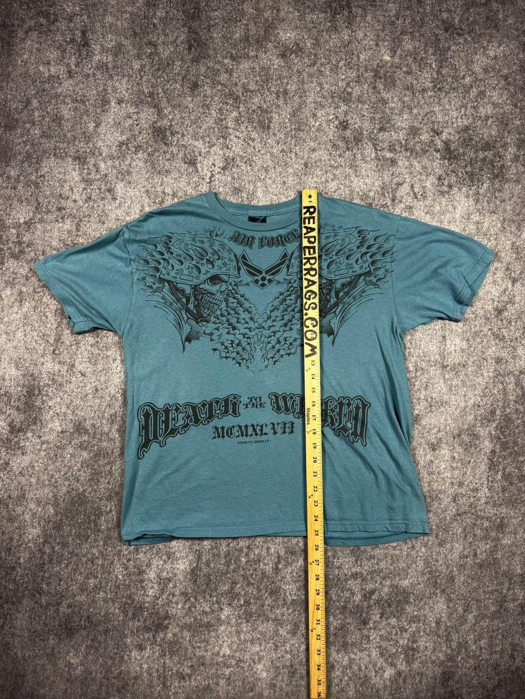 2000S SKULL SHIRT (L)