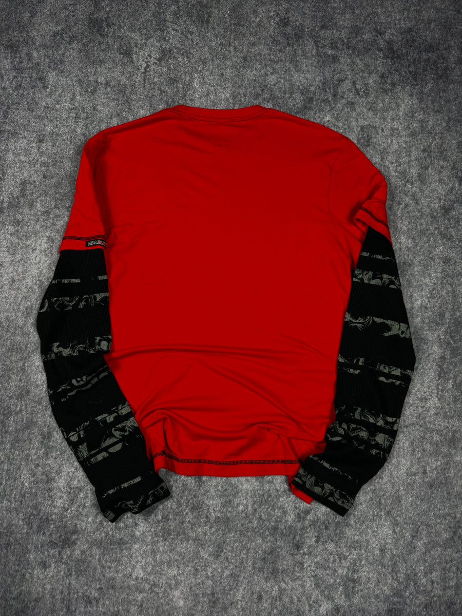 (rare) 2000s mma elite layered shirt (M)
