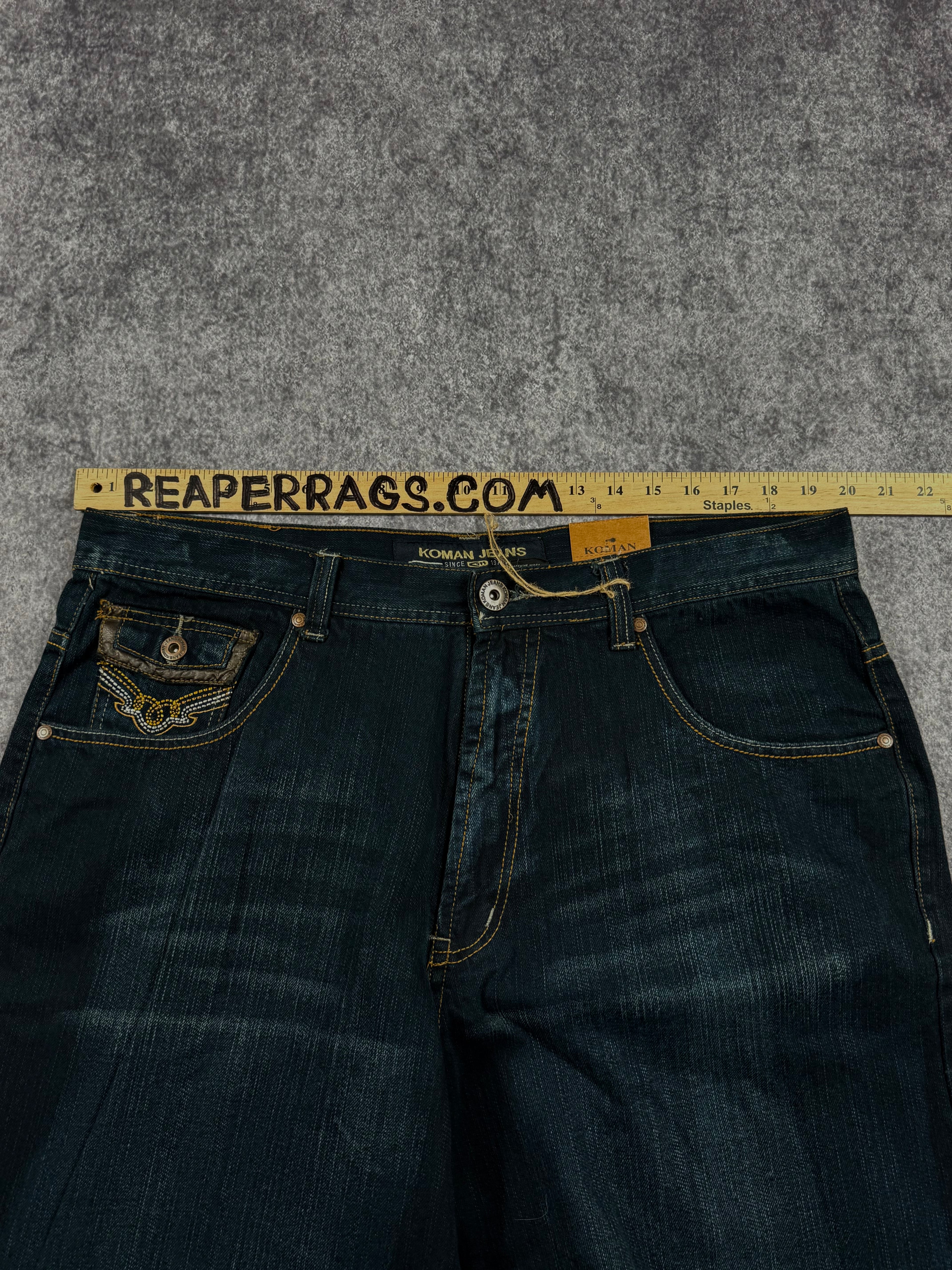 (rare) deadstock 2000s koman jeans (40x32)