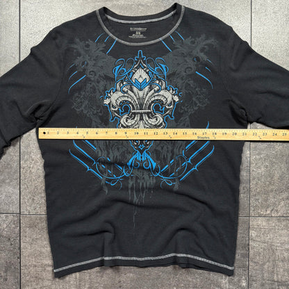 Y2K No Boundaries Long Sleeve Thermal Shirt (M)