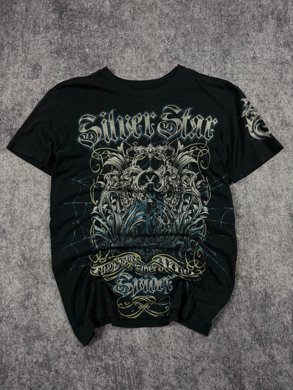 2000s silver star shirt (S)