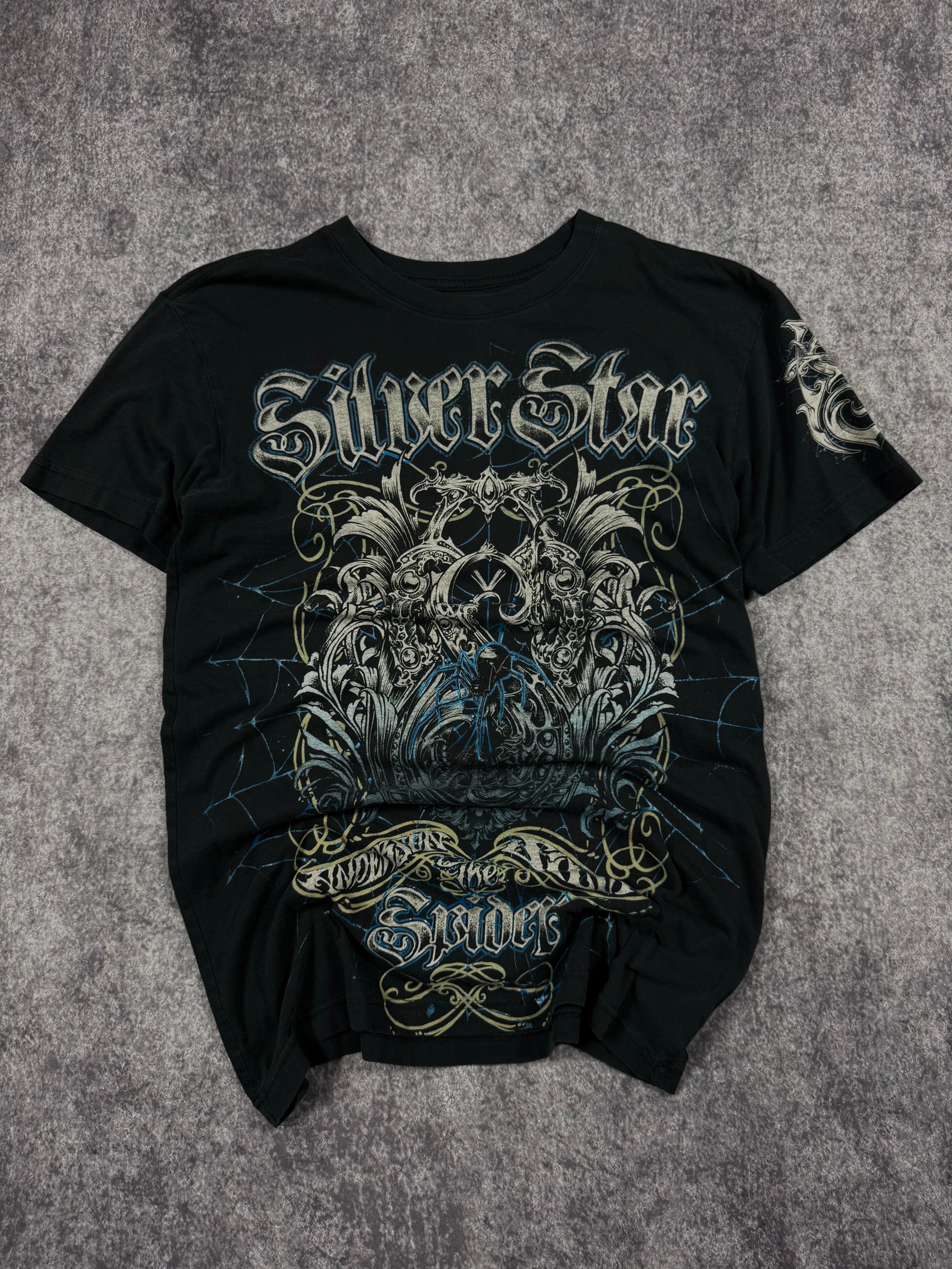 2000s silver star shirt (S)
