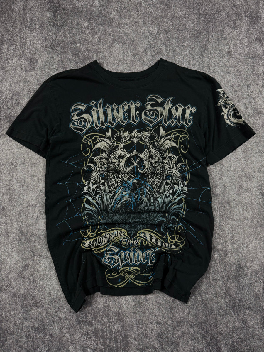 2000s silver star shirt (S)