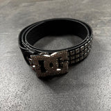 Rhinestone DC Studded Belt (belt included)