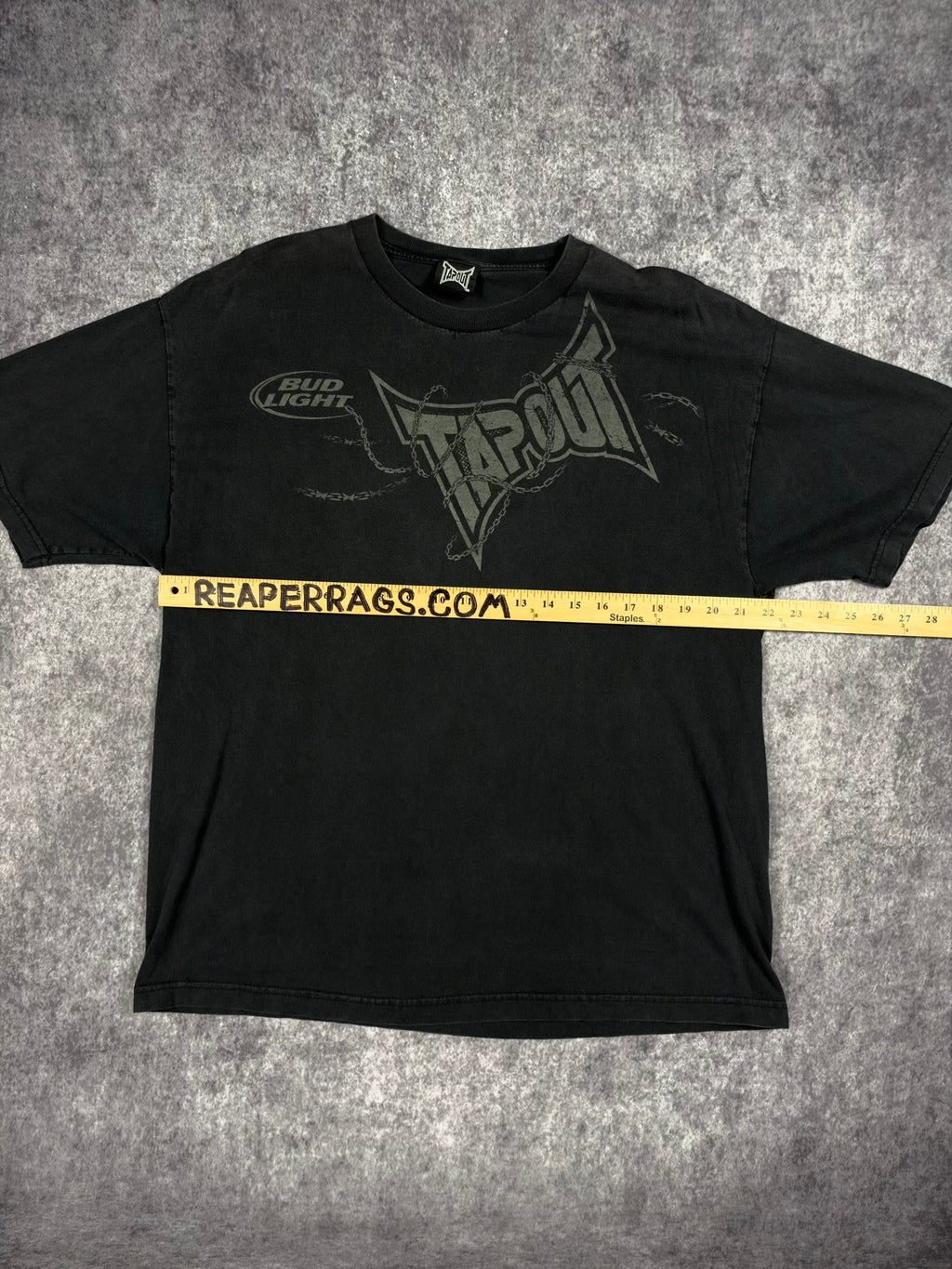 (GRAIL) 2000s TAPOUT x BUDLIGHT SHIRT (L)
