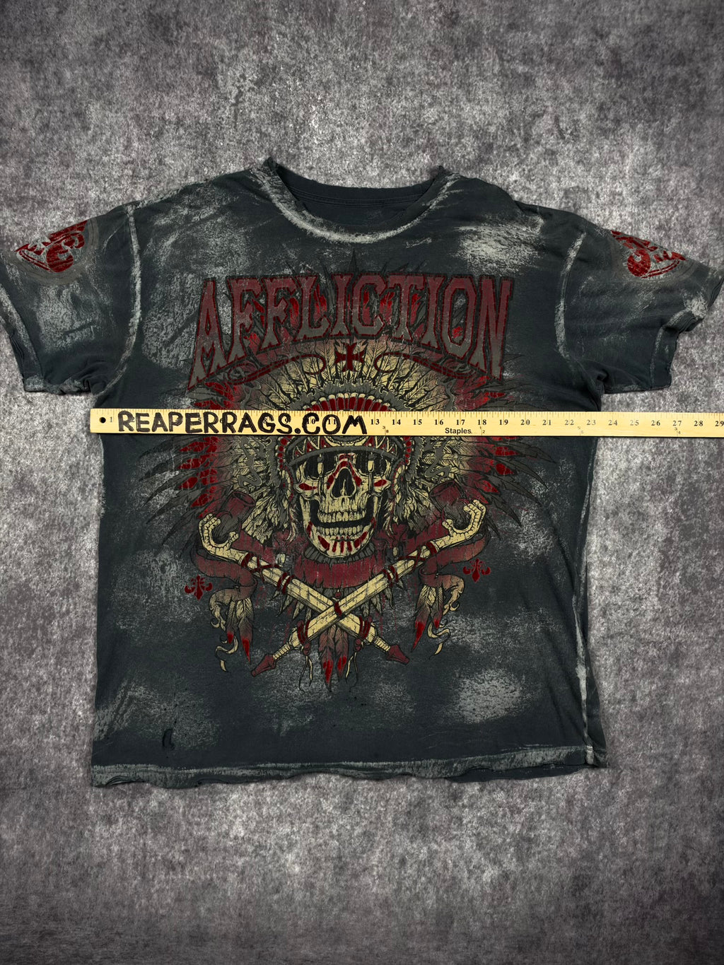 2000s AFFLICTION SHIRT (XL)