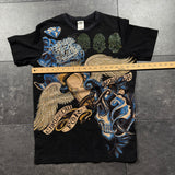 (rare) 2000s Christian Audigier Rhinestone Shirt (M)