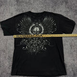 2000s winged skull shirt (L)
